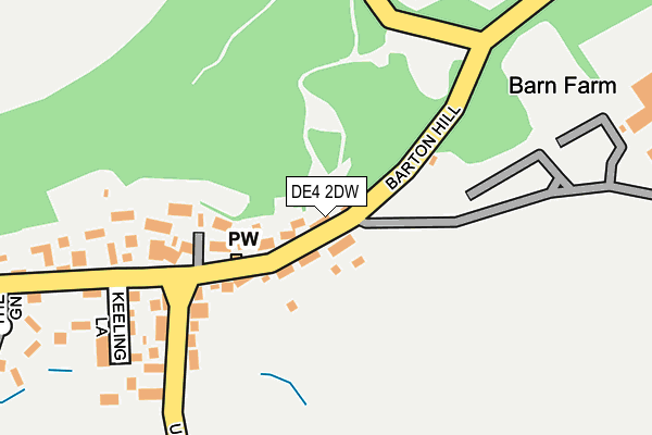 DE4 2DW map - OS OpenMap – Local (Ordnance Survey) DE4 2DW map - OS OpenMap – Local (Ordnance Survey)