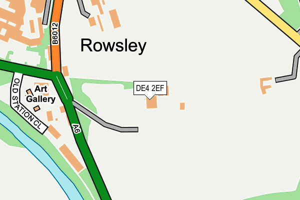 DE4 2EF map - OS OpenMap – Local (Ordnance Survey)