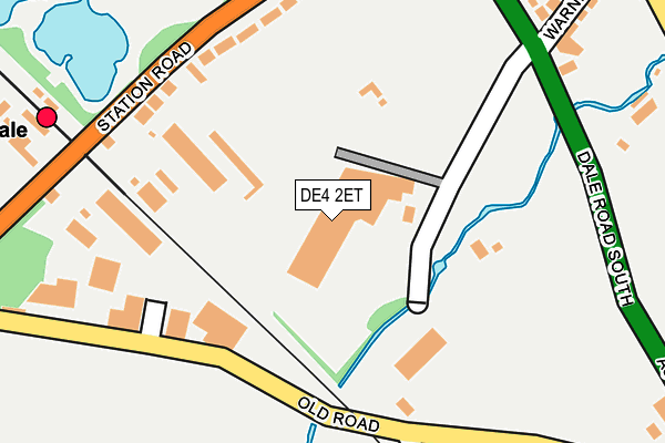 DE4 2ET map - OS OpenMap – Local (Ordnance Survey) DE4 2ET map - OS OpenMap – Local (Ordnance Survey)