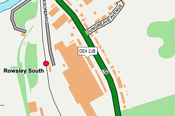 DE4 2JB map - OS OpenMap – Local (Ordnance Survey) DE4 2JB map - OS OpenMap – Local (Ordnance Survey)