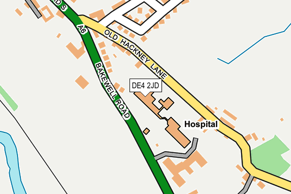 DE4 2JD map - OS OpenMap – Local (Ordnance Survey) DE4 2JD map - OS OpenMap – Local (Ordnance Survey)