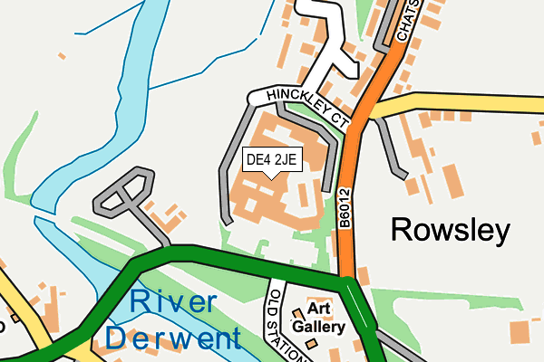 DE4 2JE map - OS OpenMap – Local (Ordnance Survey) DE4 2JE map - OS OpenMap – Local (Ordnance Survey)