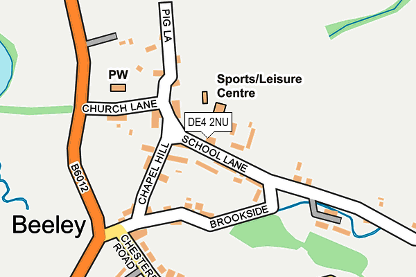 DE4 2NU map - OS OpenMap – Local (Ordnance Survey) DE4 2NU map - OS OpenMap – Local (Ordnance Survey)