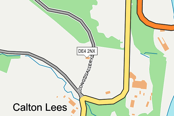 DE4 2NX map - OS OpenMap – Local (Ordnance Survey)