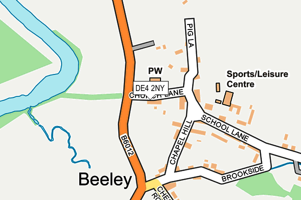 DE4 2NY map - OS OpenMap – Local (Ordnance Survey) DE4 2NY map - OS OpenMap – Local (Ordnance Survey)