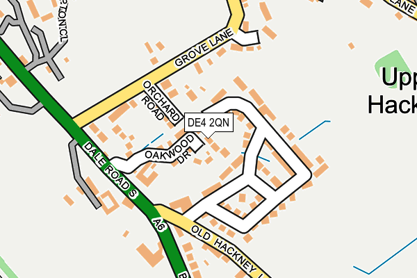 DE4 2QN map - OS OpenMap – Local (Ordnance Survey) DE4 2QN map - OS OpenMap – Local (Ordnance Survey)