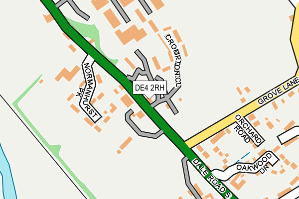 DE4 2RH map - OS OpenMap – Local (Ordnance Survey) DE4 2RH map - OS OpenMap – Local (Ordnance Survey)
