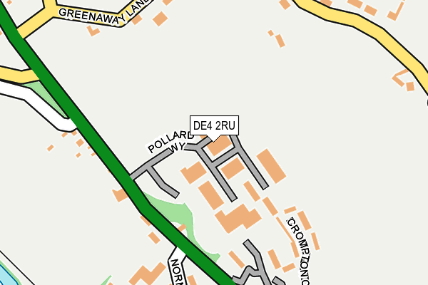 DE4 2RU map - OS OpenMap – Local (Ordnance Survey) DE4 2RU map - OS OpenMap – Local (Ordnance Survey)