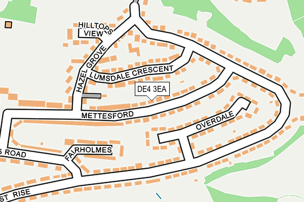 DE4 3EA map - OS OpenMap – Local (Ordnance Survey)