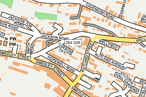 DE4 3GR map - OS OpenMap – Local (Ordnance Survey) DE4 3GR map - OS OpenMap – Local (Ordnance Survey)