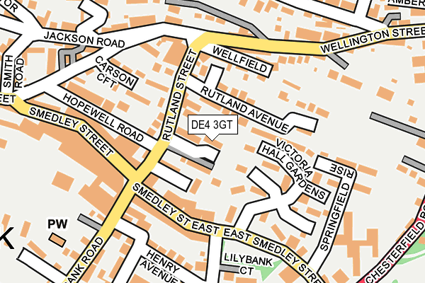 DE4 3GT map - OS OpenMap – Local (Ordnance Survey) DE4 3GT map - OS OpenMap – Local (Ordnance Survey)