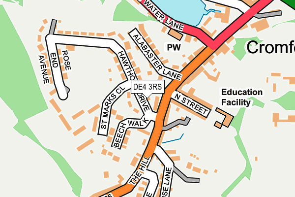 DE4 3RS map - OS OpenMap – Local (Ordnance Survey) DE4 3RS map - OS OpenMap – Local (Ordnance Survey)