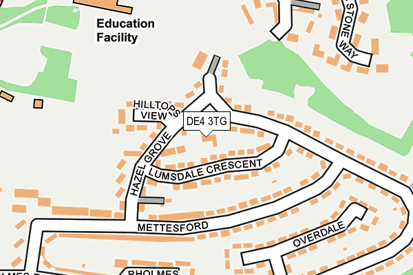 DE4 3TG map - OS OpenMap – Local (Ordnance Survey) DE4 3TG map - OS OpenMap – Local (Ordnance Survey)