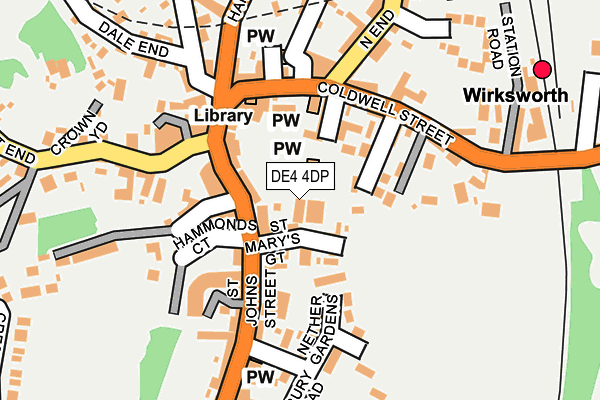 DE4 4DP map - OS OpenMap – Local (Ordnance Survey) DE4 4DP map - OS OpenMap – Local (Ordnance Survey)