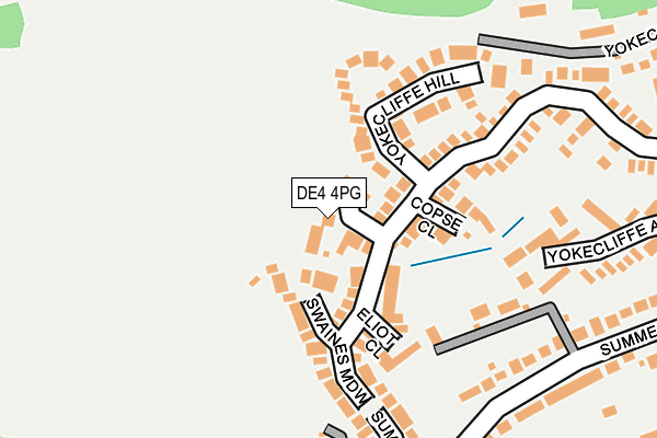 DE4 4PG map - OS OpenMap – Local (Ordnance Survey) DE4 4PG map - OS OpenMap – Local (Ordnance Survey)