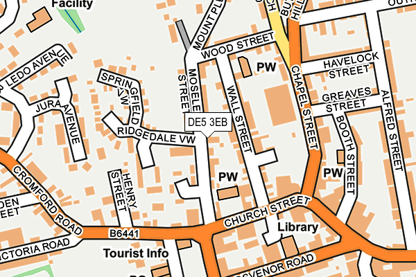 DE5 3EB map - OS OpenMap – Local (Ordnance Survey) DE5 3EB map - OS OpenMap – Local (Ordnance Survey)