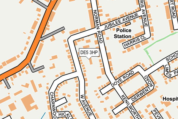 DE5 3HP map - OS OpenMap – Local (Ordnance Survey) DE5 3HP map - OS OpenMap – Local (Ordnance Survey)