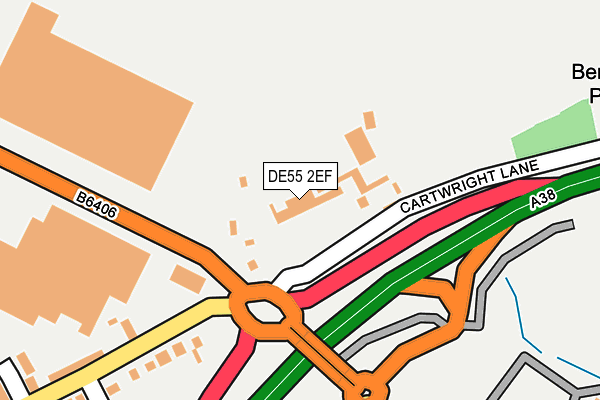DE55 2EF map - OS OpenMap – Local (Ordnance Survey) DE55 2EF map - OS OpenMap – Local (Ordnance Survey)
