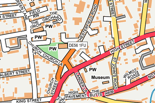 DE56 1FU map - OS OpenMap – Local (Ordnance Survey) DE56 1FU map - OS OpenMap – Local (Ordnance Survey)