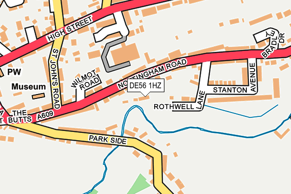 DE56 1HZ map - OS OpenMap – Local (Ordnance Survey) DE56 1HZ map - OS OpenMap – Local (Ordnance Survey)