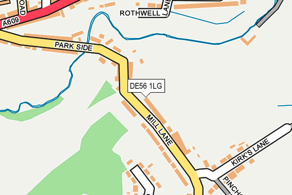 DE56 1LG map - OS OpenMap – Local (Ordnance Survey) DE56 1LG map - OS OpenMap – Local (Ordnance Survey)