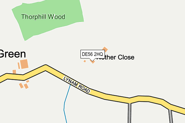 DE56 2HQ map - OS OpenMap – Local (Ordnance Survey) DE56 2HQ map - OS OpenMap – Local (Ordnance Survey)