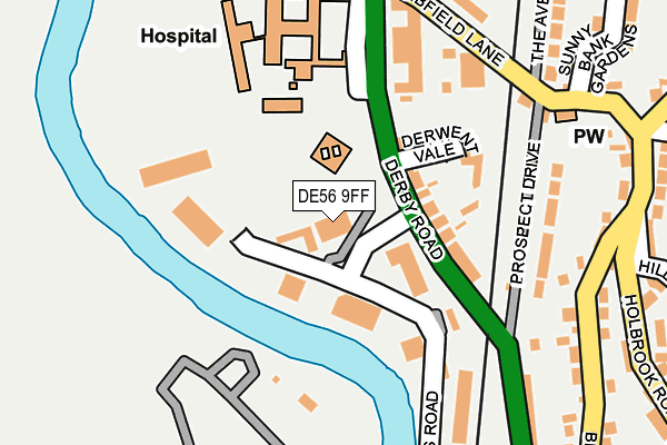 DE56 9FF map - OS OpenMap – Local (Ordnance Survey) DE56 9FF map - OS OpenMap – Local (Ordnance Survey)