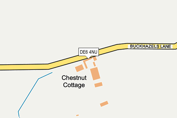 DE6 4NU map - OS OpenMap – Local (Ordnance Survey) DE6 4NU map - OS OpenMap – Local (Ordnance Survey)