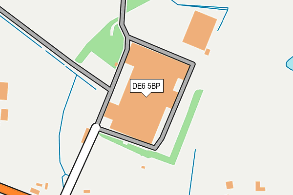 DE6 5BP map - OS OpenMap – Local (Ordnance Survey) DE6 5BP map - OS OpenMap – Local (Ordnance Survey)