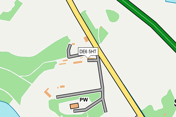 DE6 5HT map - OS OpenMap – Local (Ordnance Survey) DE6 5HT map - OS OpenMap – Local (Ordnance Survey)