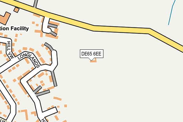 DE65 6EE map - OS OpenMap – Local (Ordnance Survey) DE65 6EE map - OS OpenMap – Local (Ordnance Survey)