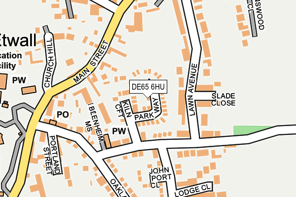 DE65 6HU map - OS OpenMap – Local (Ordnance Survey) DE65 6HU map - OS OpenMap – Local (Ordnance Survey)