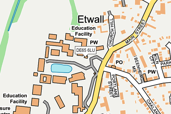 DE65 6LU map - OS OpenMap – Local (Ordnance Survey) DE65 6LU map - OS OpenMap – Local (Ordnance Survey)