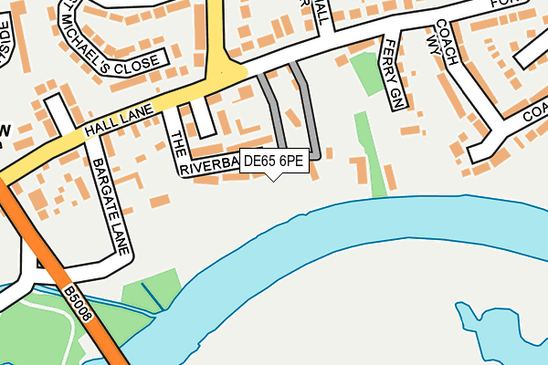 DE65 6PE map - OS OpenMap – Local (Ordnance Survey) DE65 6PE map - OS OpenMap – Local (Ordnance Survey)