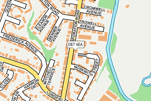 DE7 4EA map - OS OpenMap – Local (Ordnance Survey) DE7 4EA map - OS OpenMap – Local (Ordnance Survey)