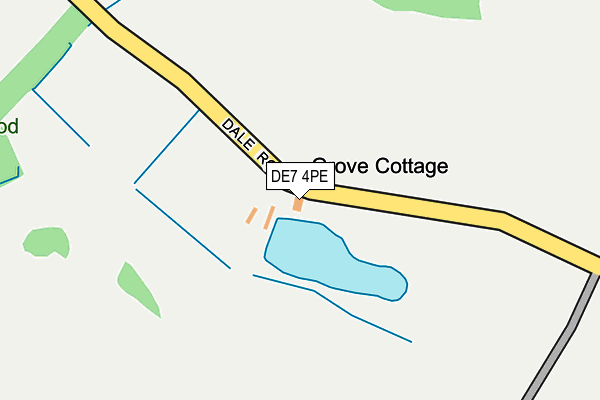 DE7 4PE map - OS OpenMap – Local (Ordnance Survey) DE7 4PE map - OS OpenMap – Local (Ordnance Survey)