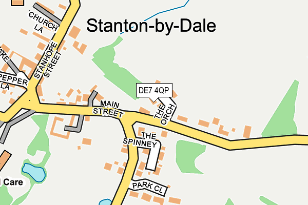 DE7 4QP map - OS OpenMap – Local (Ordnance Survey) DE7 4QP map - OS OpenMap – Local (Ordnance Survey)