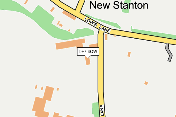DE7 4QW map - OS OpenMap – Local (Ordnance Survey) DE7 4QW map - OS OpenMap – Local (Ordnance Survey)