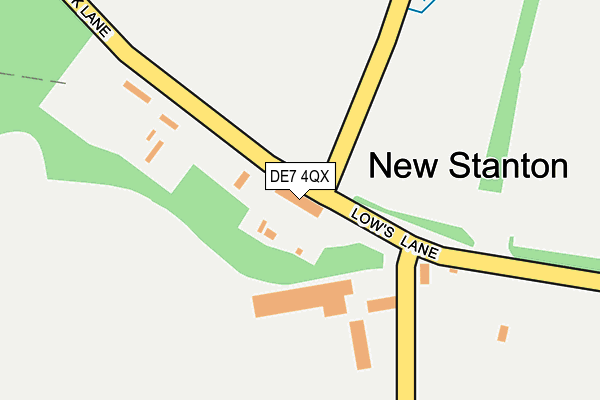 DE7 4QX map - OS OpenMap – Local (Ordnance Survey) DE7 4QX map - OS OpenMap – Local (Ordnance Survey)