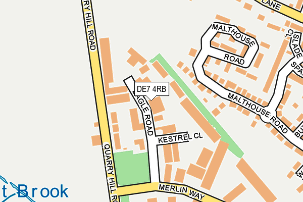DE7 4RB map - OS OpenMap – Local (Ordnance Survey) DE7 4RB map - OS OpenMap – Local (Ordnance Survey)