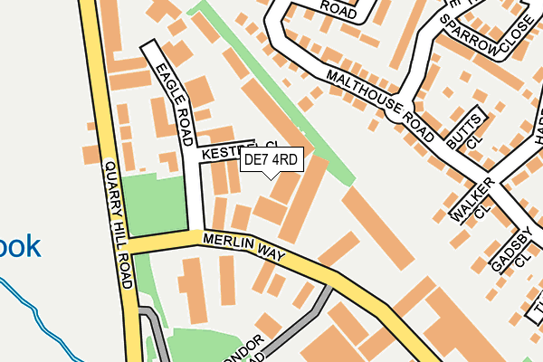 DE7 4RD map - OS OpenMap – Local (Ordnance Survey) DE7 4RD map - OS OpenMap – Local (Ordnance Survey)