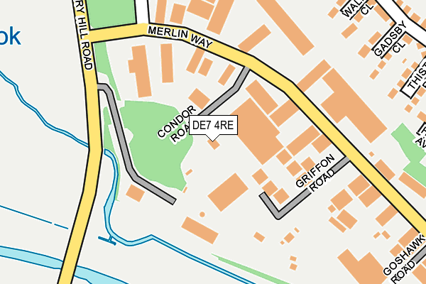 DE7 4RE map - OS OpenMap – Local (Ordnance Survey) DE7 4RE map - OS OpenMap – Local (Ordnance Survey)