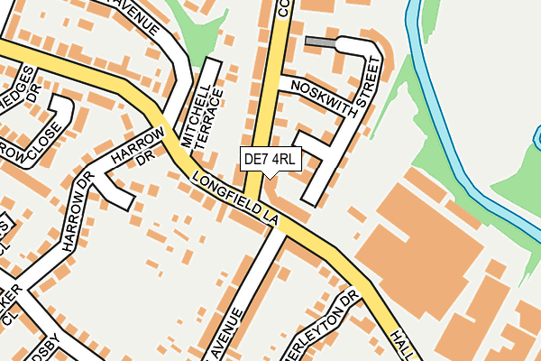 DE7 4RL map - OS OpenMap – Local (Ordnance Survey) DE7 4RL map - OS OpenMap – Local (Ordnance Survey)