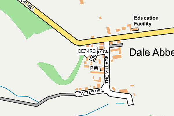 DE7 4RQ map - OS OpenMap – Local (Ordnance Survey) DE7 4RQ map - OS OpenMap – Local (Ordnance Survey)