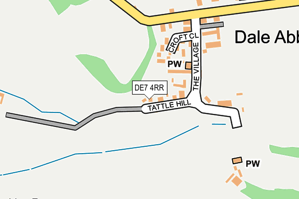 DE7 4RR map - OS OpenMap – Local (Ordnance Survey) DE7 4RR map - OS OpenMap – Local (Ordnance Survey)