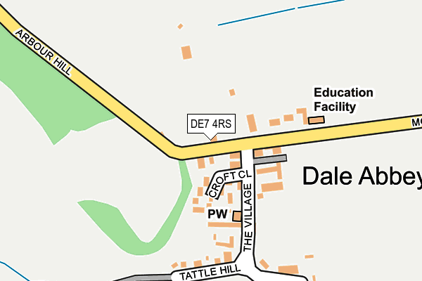 DE7 4RS map - OS OpenMap – Local (Ordnance Survey) DE7 4RS map - OS OpenMap – Local (Ordnance Survey)