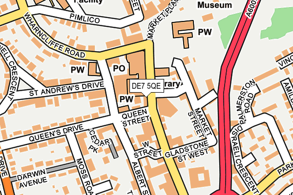 DE7 5QE map - OS OpenMap – Local (Ordnance Survey) DE7 5QE map - OS OpenMap – Local (Ordnance Survey)