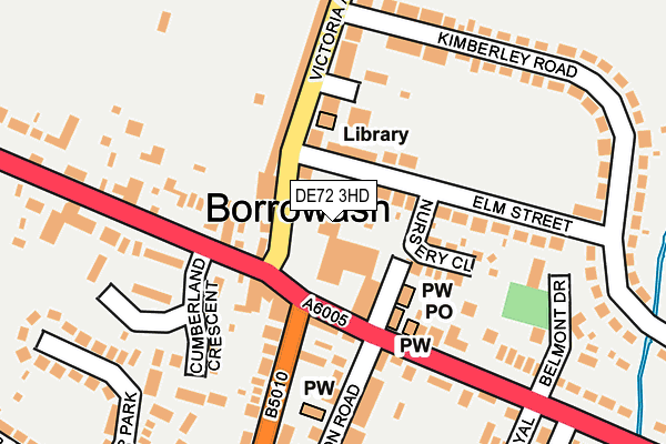 DE72 3HD map - OS OpenMap – Local (Ordnance Survey) DE72 3HD map - OS OpenMap – Local (Ordnance Survey)