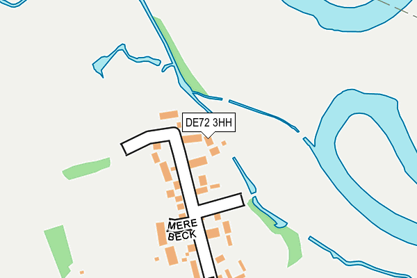 DE72 3HH map - OS OpenMap – Local (Ordnance Survey) DE72 3HH map - OS OpenMap – Local (Ordnance Survey)