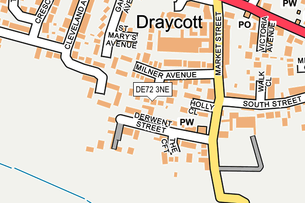 DE72 3NE map - OS OpenMap – Local (Ordnance Survey) DE72 3NE map - OS OpenMap – Local (Ordnance Survey)